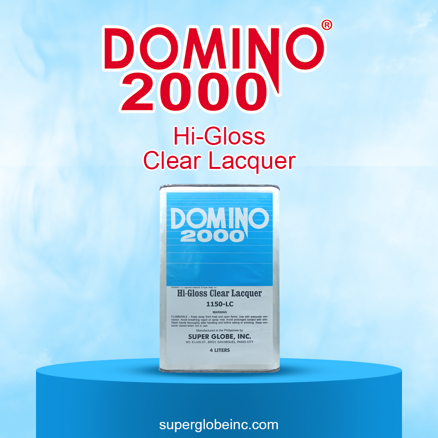 Domino 2000 Hi-Gloss Clear Lacquer