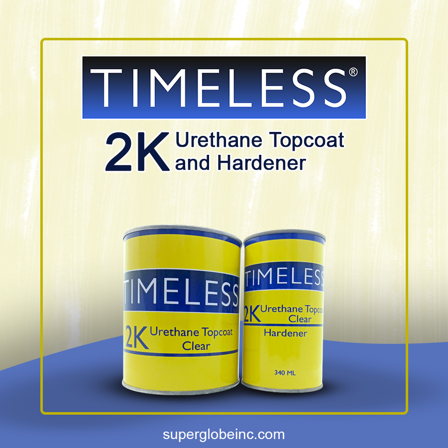 Timeless 2K Polyurethane Wash-Over Topcoat Clear
