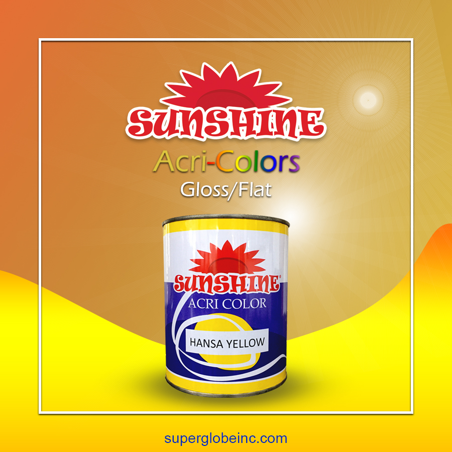 Sunshine Acri-Color Flat